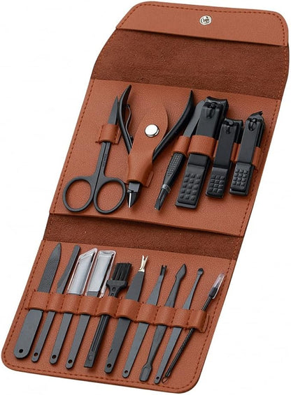 16 Pcs Manicure / Pedicure Kit