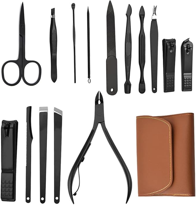 16 Pcs Manicure / Pedicure Kit